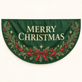 Custom Holiday Semicircle Flag – Christmas, Halloween & Your Design