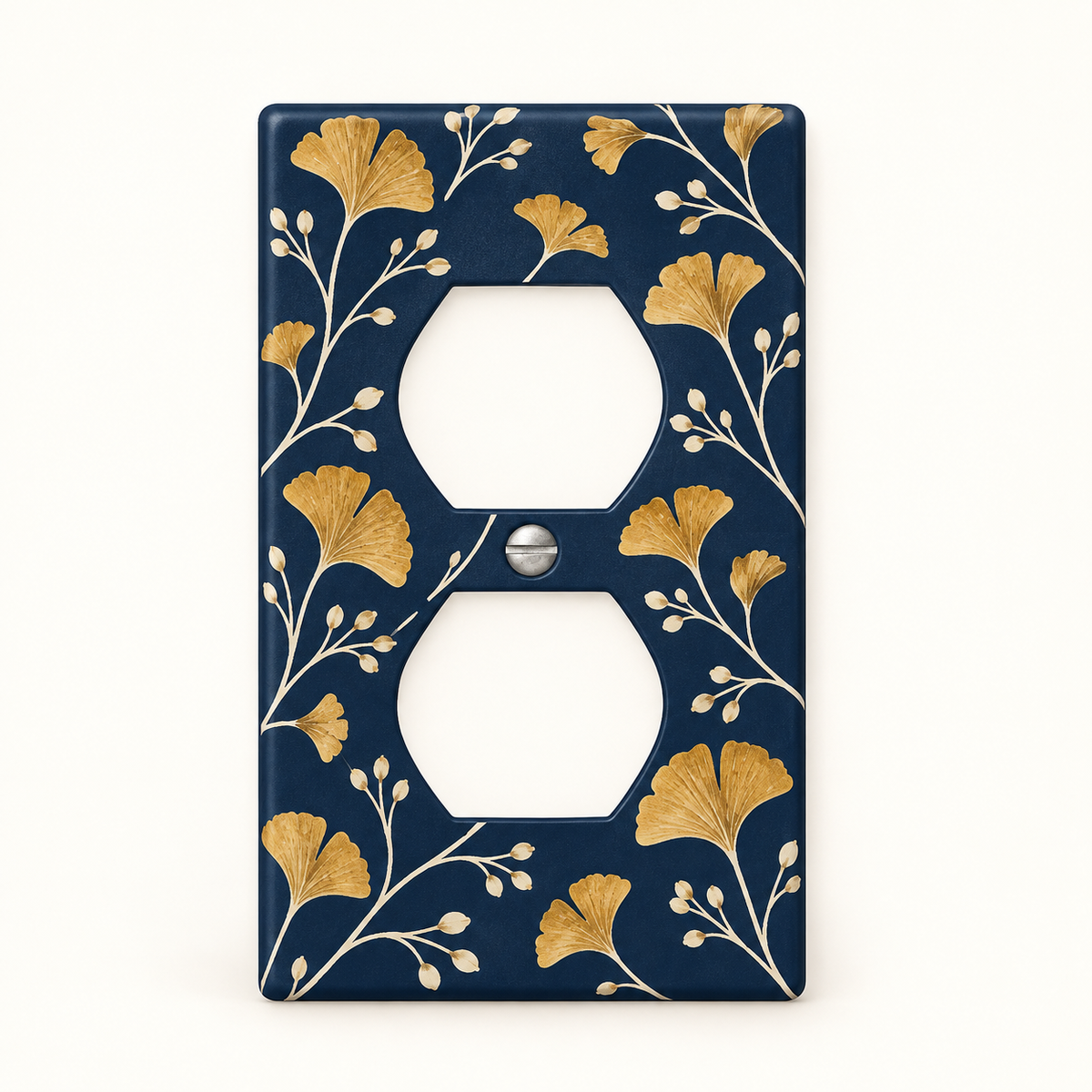 Custom Ginkgo Duplex Outlet Wall Plate – Your Design