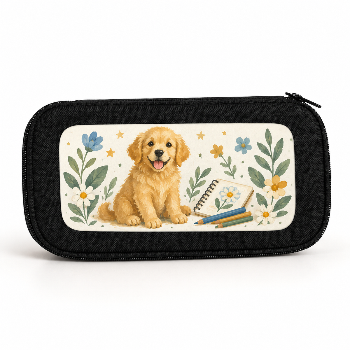 Custom Puppy Pencil Case – Your Photo or Artwork