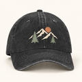 Custom Washed Cotton Baseball Cap – Mountain or Your Design