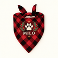 Custom Christmas Pet Bandana – Holiday Paw or Your Design