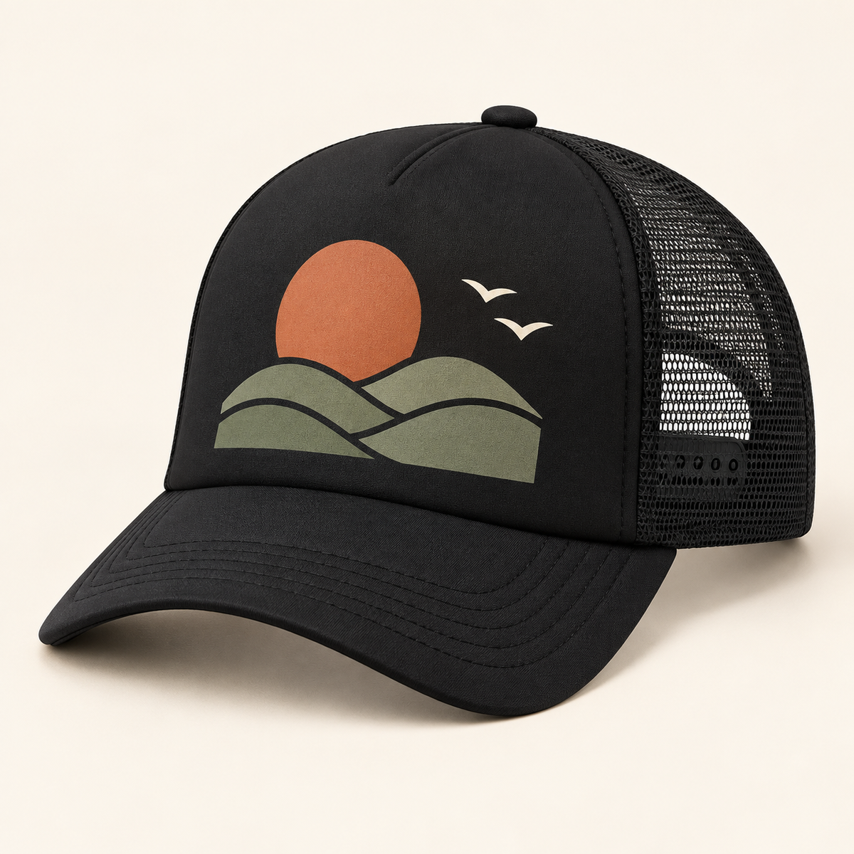 Custom Mesh Trucker Hat – Sunset Hills or Your Design