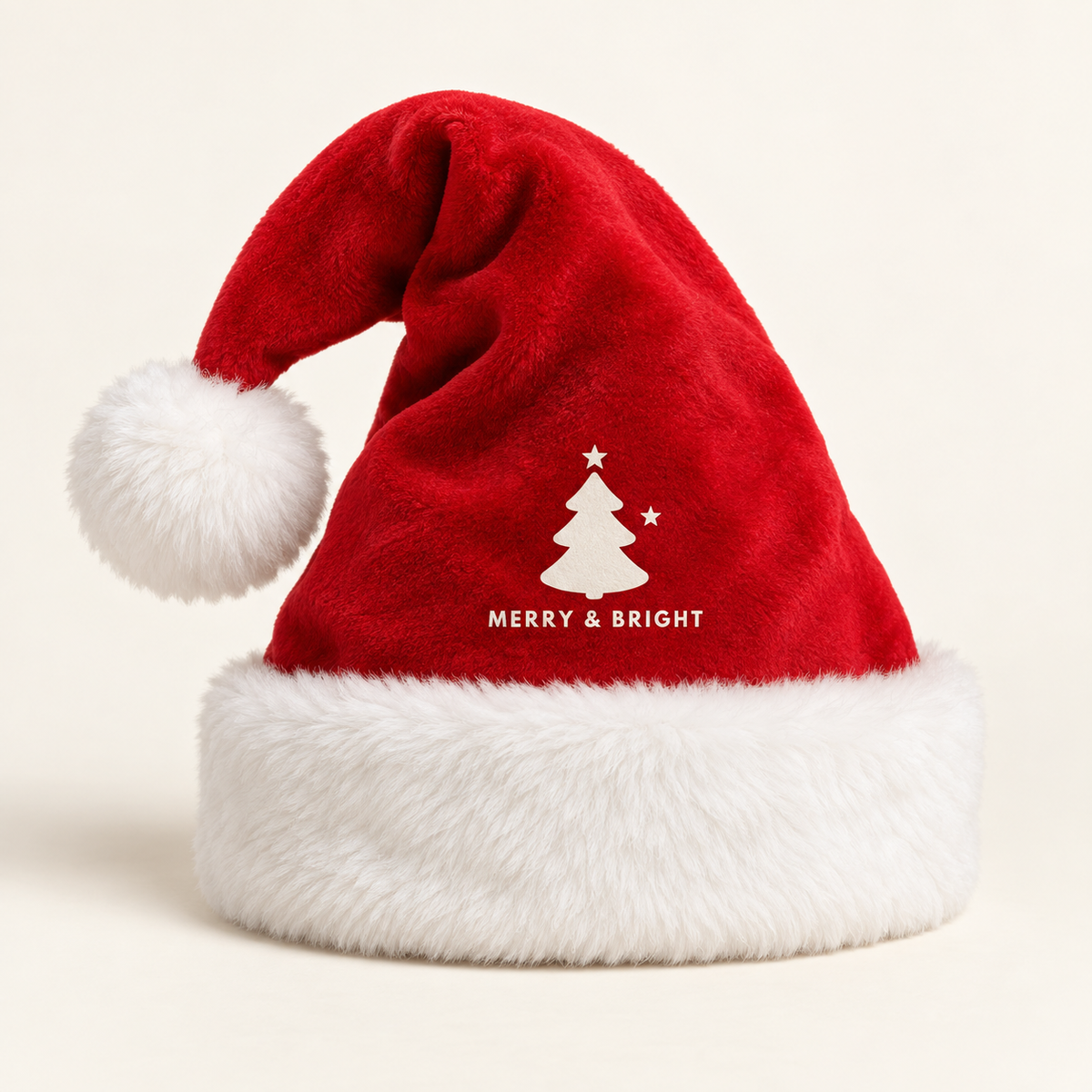 Custom Santa Hat – Merry & Bright or Your Design