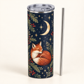 Custom Christmas Tumbler – Woodland Fox or Your Design, 20 oz