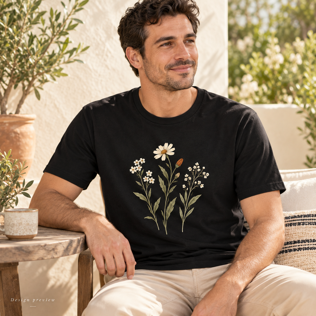 Adult Custom Cotton T-Shirt – Choose a Design or Upload Your Own