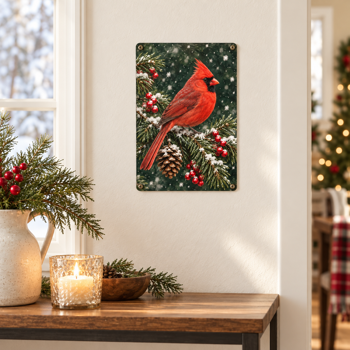 Custom Holiday Metal Sign – Halloween, Christmas or Your Design