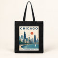 Custom Chicago Canvas Tote Bag – Lakefront or Your Design