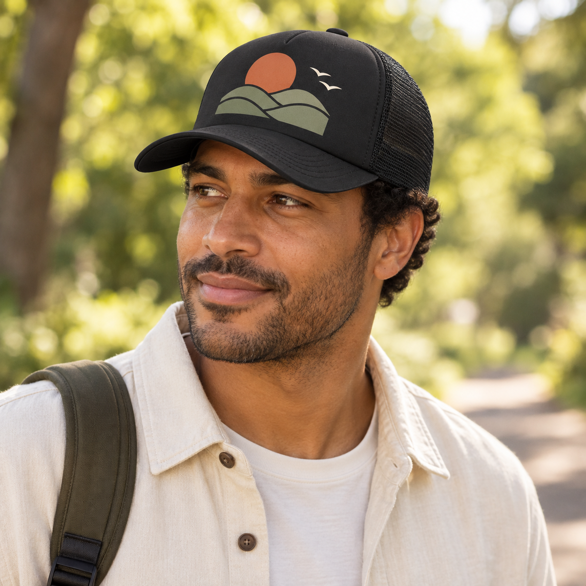 Custom Mesh Trucker Hat – Sunset Hills or Your Design