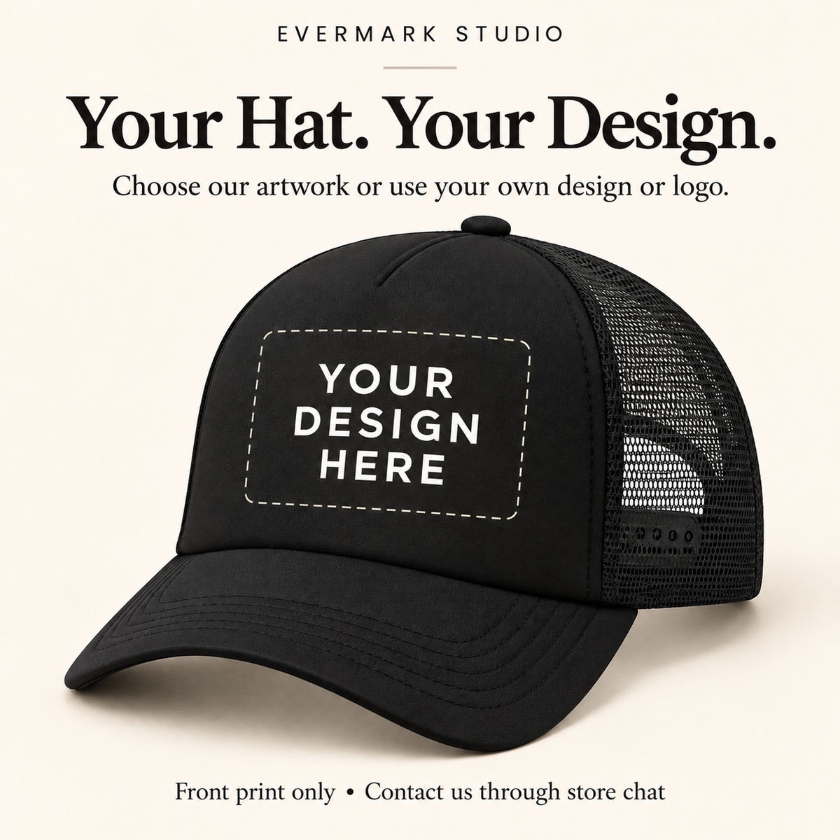 Custom Mesh Trucker Hat – Sunset Hills or Your Design