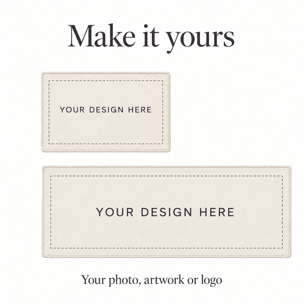 Custom Christmas Kitchen Mat Set – Evergreen or Your Design, 2 Pieces