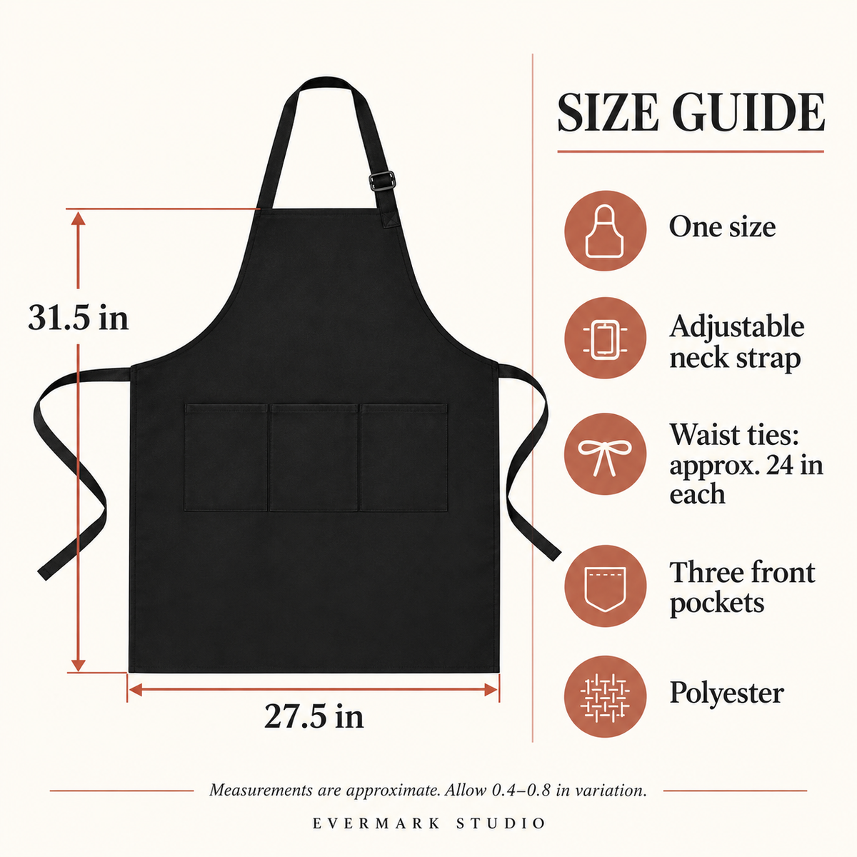 Custom Christmas Apron – Gingerbread House or Your Design