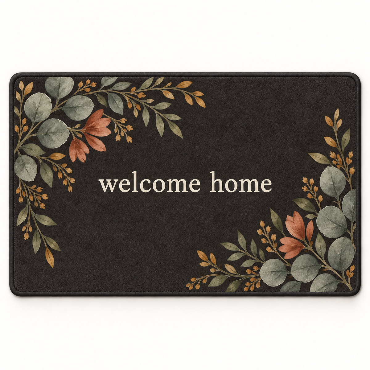 Custom Botanical Floor Mat – Choose Your Design