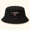 Custom Couples Bucket Hat – I Love, You or Your Design