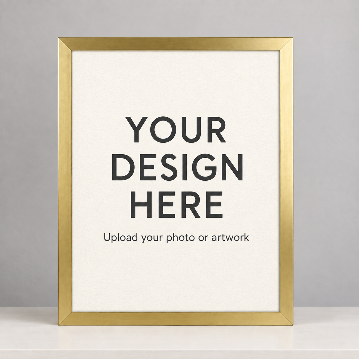 Custom Corgi & Daisies Framed Canvas – Your Photo or Design