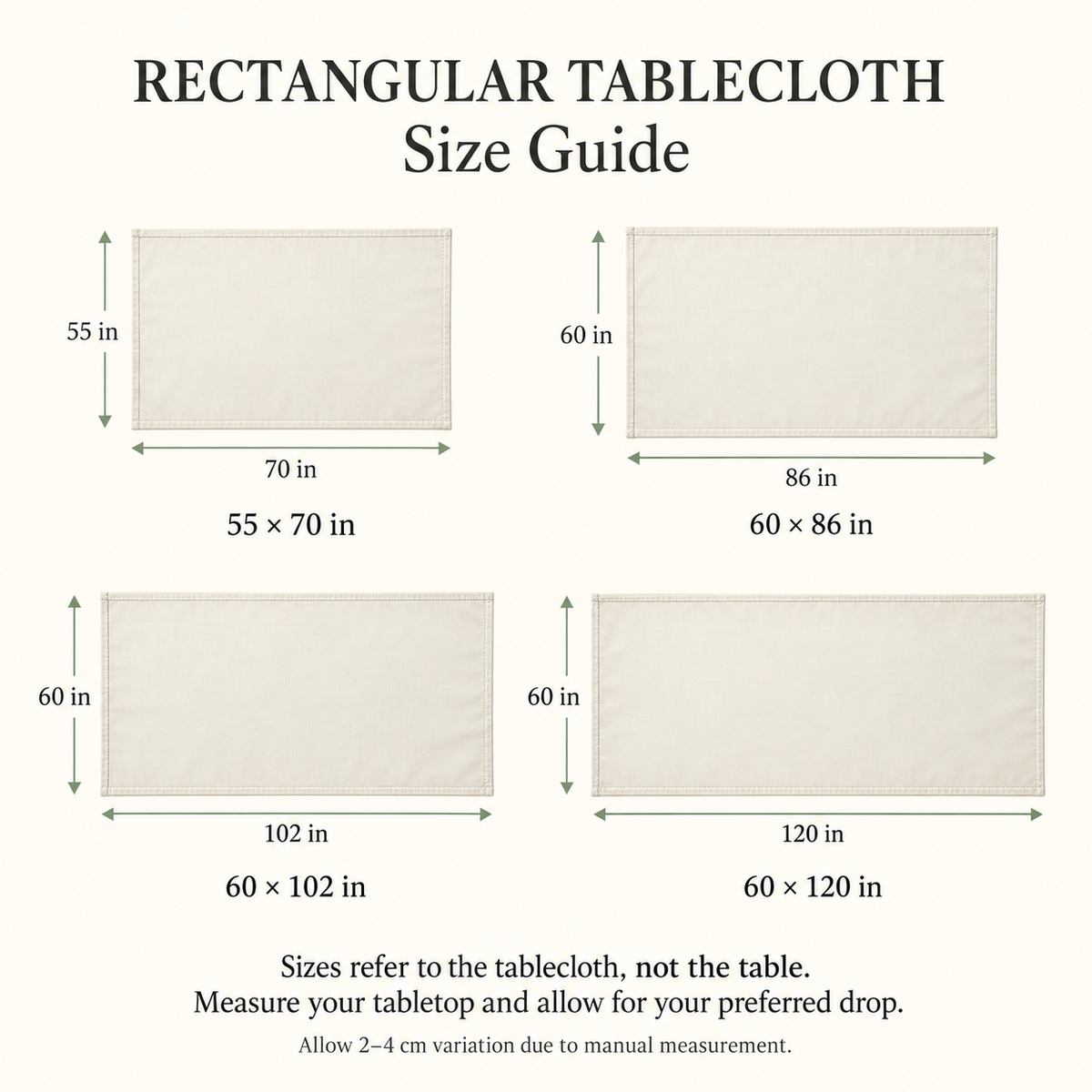 Custom Tulip Rectangular Tablecloth – Your Design