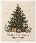 Christmas Tree Holiday Throw Blanket